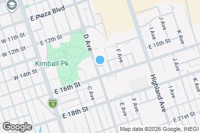 Map image of the property - 404 E 15th St
