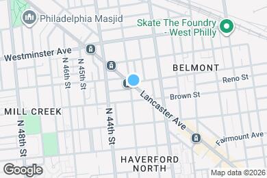 Map image of the property - 4250 Lancaster Ave