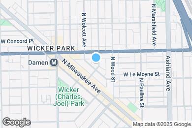 Map image of the property - 1548 N Honore St
