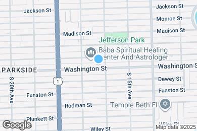 Map image of the property - 1617 Washington St