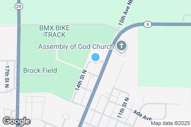 Map image of the property - 1043 13th St N