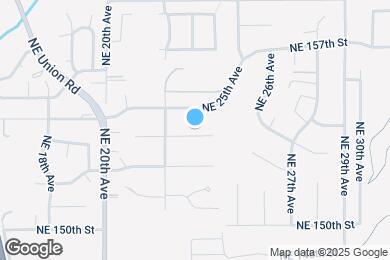 Map image of the property - 2306 NE 154th Cir