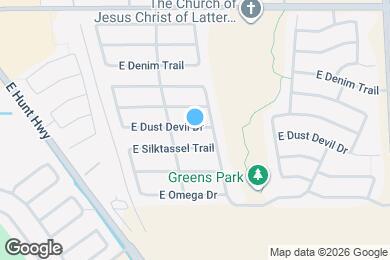 Map image of the property - 1237 E Dust Devil Dr
