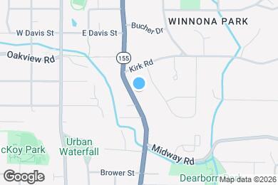 Map image of the property - 732 S Candler St