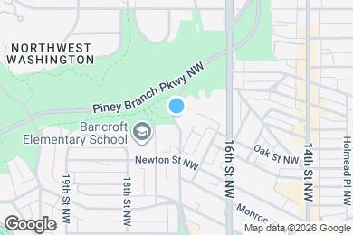 Map image of the property - 3451 17th St NW