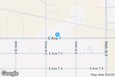 Map image of the property - 9232 E Ave T