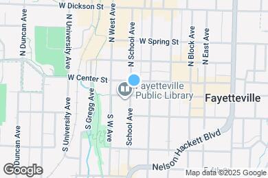 Map image of the property - 50 S School Ave