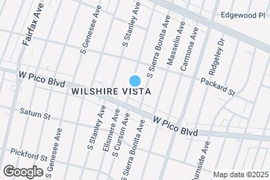 Map image of the property - 1350 S Curson Ave