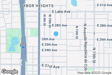 Map image of the property - 1012 E 26th Ave