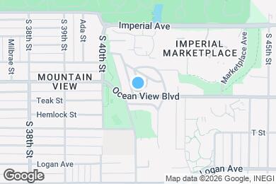 Map image of the property - 4117 Jamul Ave