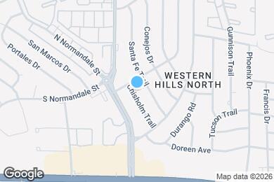 Map image of the property - 3105 Chisholm Trail