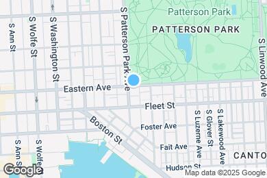 Map image of the property - 2309 Eastern Ave