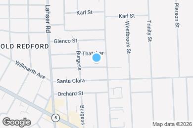 Map image of the property - This beautifully updated 3-bedroom, 1-bath single-family home is ready for move-in!