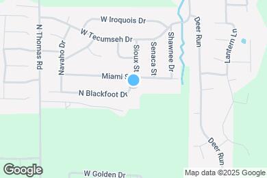 Map image of the property - 1915 N Blackfoot Dr