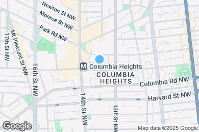 Map image of the property - 1339 Irving Street NW Apt C