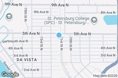 Map image of the property - 7101 Dartmouth Ave N
