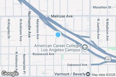 Map image of the property - 564 N Kenmore Ave