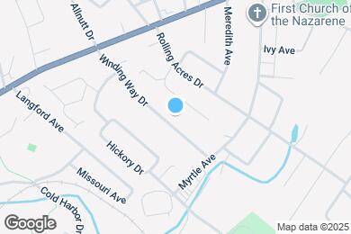 Map image of the property - 157 Winding Way Dr