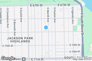 Map image of the property - 2116 East 69th Street