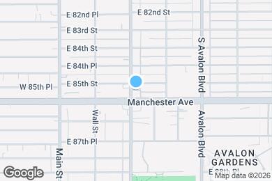 Map image of the property - 8508 1/4 S San Pedro St