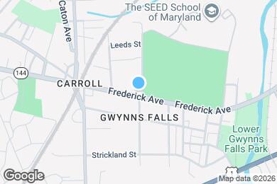 Map image of the property - 3112 Frederick Ave