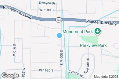 Map image of the property - 1364 S 500 W St