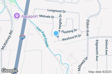 Map image of the property - 2703 Arrow Heights Dr