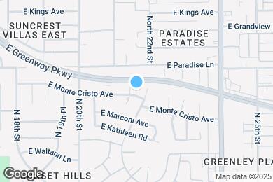 Map image of the property - 2138 E Monte Cristo Ave