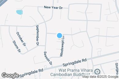 Map image of the property - 3114 Nightfall Ct