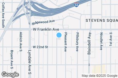 Map image of the property - 2101 Grand Ave S