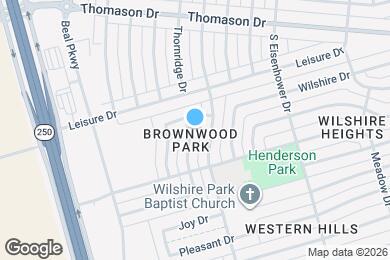 Map image of the property - 503 Parkwood Dr