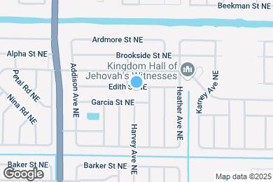 Map image of the property - 1856 Edith St NE