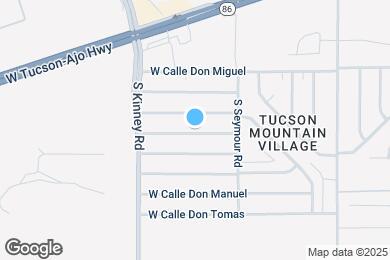 Map image of the property - 4884 W Calle Don Alberto