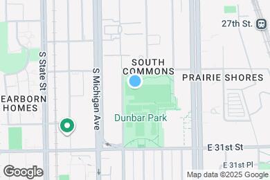 Map image of the property - 1231 S Indiana Ave