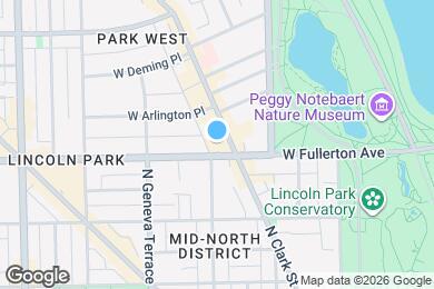 Map image of the property - 444 W Fullerton Pky