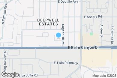 Map image of the property - 1480 E Palm Tree Dr