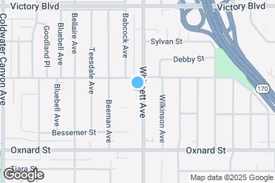 Map image of the property - 6145 Whitsett Ave