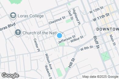 Map image of the property - 675 Jefferson St