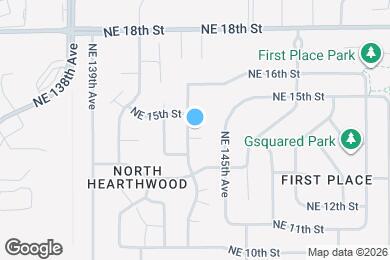 Map image of the property - 1409 NE 143rd Ave