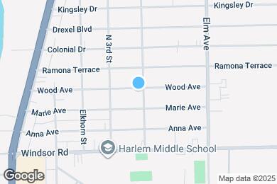 Map image of the property - 855 Wood Ave