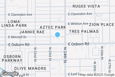 Map image of the property - 2323 E Mitchell Dr