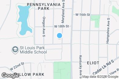 Map image of the property - 1838 Maryland Ave S