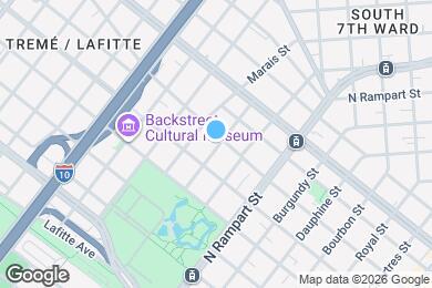 Map image of the property - 1300 Governor Nicholls St