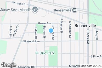 Map image of the property - 176 S Walnut St