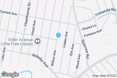 Map image of the property - 1422 Willow Ave
