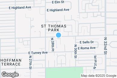 Map image of the property - 2841 E Campbell Ave