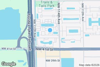 Map image of the property - 4351 NW 114th Path