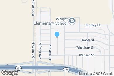 Map image of the property - 2509 N Ave O