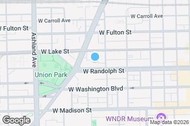Map image of the property - 1380 W Randolph St
