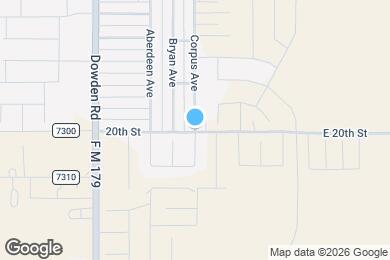 Map image of the property - 2003 Bryan Ave